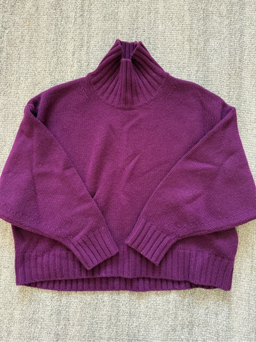 Cos cashmere mock neck